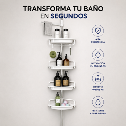 Esquinero Organizador De Ducha Ajustable