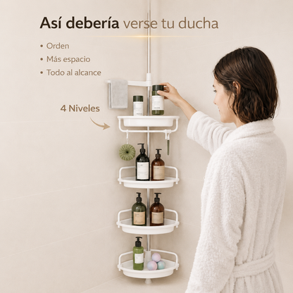 Esquinero Organizador De Ducha Ajustable